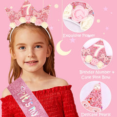 Tiara princesa Atoden, corona brillante para fotos y juegos.