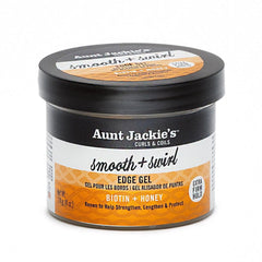 Gel de bordes de Aunt Jackie's en botella, control suave del peinado