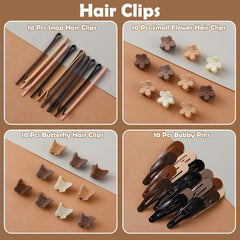Auroray clips mariposa para cabello, añade un toque divertido y seguro.