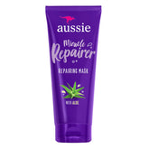 Aussie Milagro Reparador: vertido de la botella para hidratación profunda.