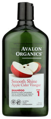 Avalon Organics Champú con vinagre de sidra de manzana, brillo natural para el cabello.