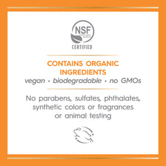 Detalle del Complejo Triple-C y Ciruela Kakadu en Avalon Organics, para un rostro más luminoso.