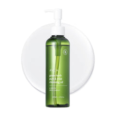 AVCA Aceite Limpiador Verde Hierbas: botella elegante para desmaquillar sin grasa.