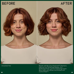 Rizos mas definidos tras usar Be Curly Advanced.