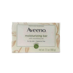 Aveeno barra hidratante sin jabón limpia suavemente la piel seca