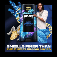AXE Azul Lavanda aplicación en barra, textura cremosa para un uso sencillo.