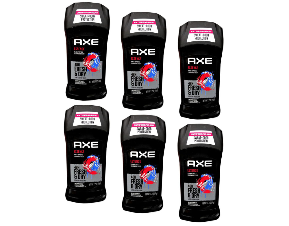 AXE Essence desodorante en barra de 2,7 onzas en paquete de 6 para uso diario.