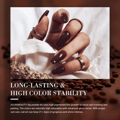 AZUREBEAUTY brillo impecable y duración prolongada para uñas recién hechas.