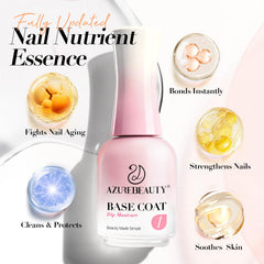 AZUREBEAUTY base líquido: capa base protege uñas