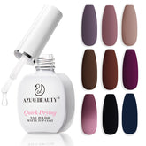 AZUREBEAUTY capa mate acabado suave para uñas y manicura elegante