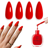 AZUREBEAUTY Esmalte burgundía en botella, color intenso y duradero para uñas.