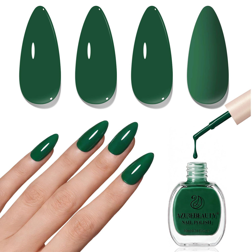 AZUREBEAUTY Esmalte verde bosque profundo para uso en casa y secado rápido