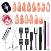AZUREBEAUTY set ojo de gato corazon: crea efectos de manicura con acabado brillante.