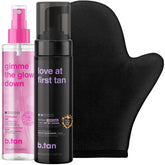B.T.AN Violet espuma bronceado auto, tono medio sin tonos naranjas para piel uniforme.