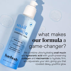 Baebody serum con niacinamida y hialuronico para tono uniforme.
