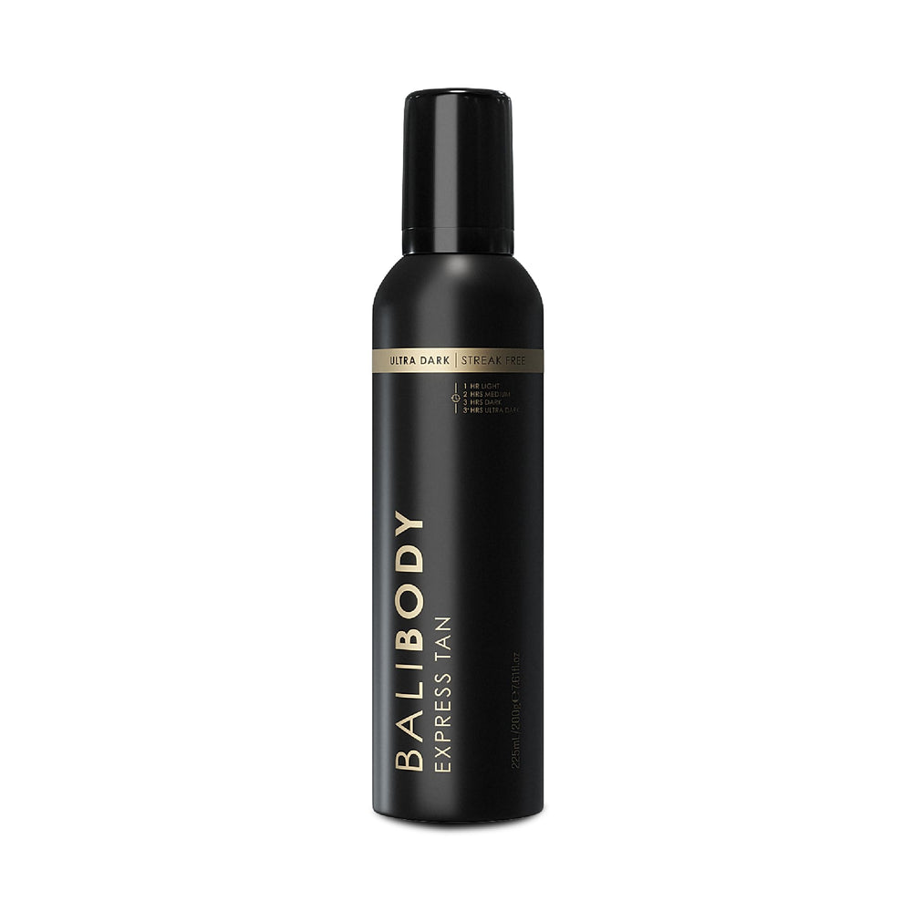 Bali Body Autobronceado Express: espuma 1 hora para tono uniforme y sin manchas.