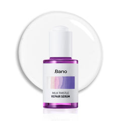 Serum reparador de BANO en frasco para hidratación suave.
