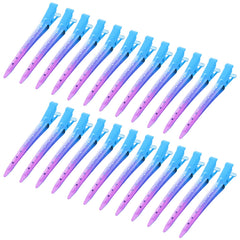 Pinza Bantoye pico de pato gradiente azul para sujetar mechones