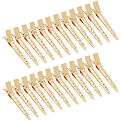 Pinzas Bantoye de pato dorado, 2,75 pulgadas, ideal para seccionar cabello.