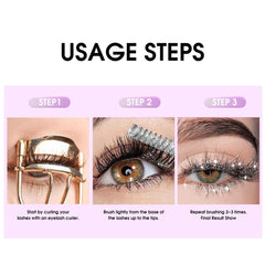 Baorder Mascara Brillo Dorado Pestanas 02: efecto dorado ideal para fiestas