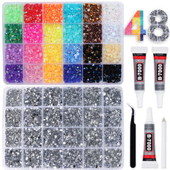 BAOYAALIN kit piedras 5mm coloridas para manualidades y arte de diamantes