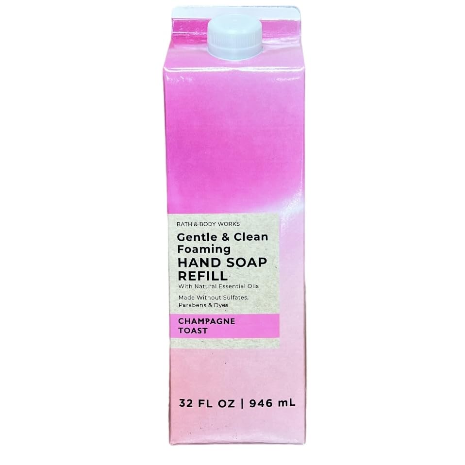 Champagne Toast Bath & Body Works recarga de jabón de manos espumoso, aroma festivo