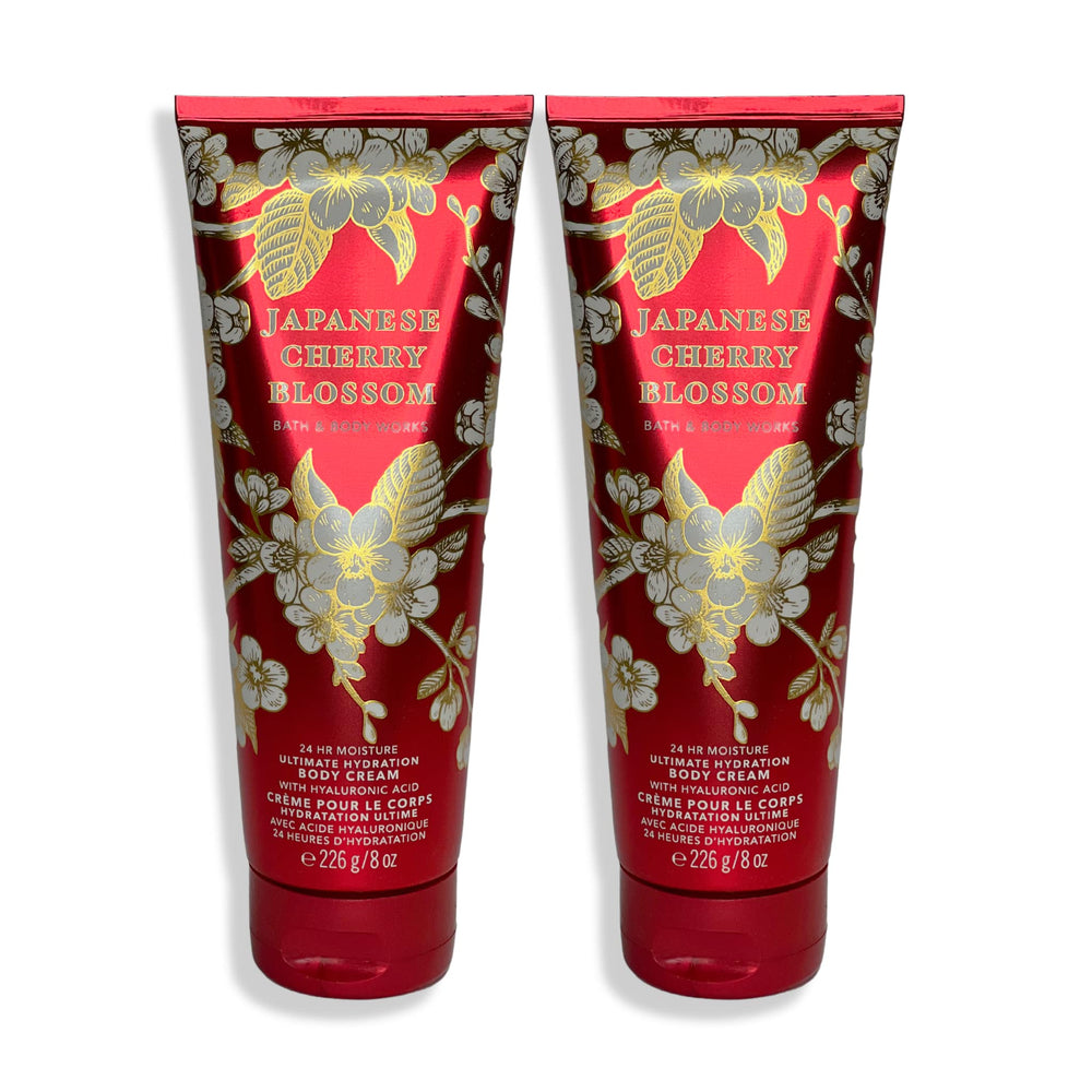 Bath & Body Works Japanese Cherry Blossom crema corporal 8 onzas para piel suave y hidratada