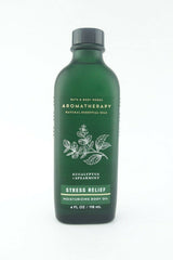 Bath & Body Works aceite corporal aromaterapia con eucalipto y menta para hidratación y relajación.