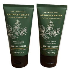 Bath & Body Works crema corporal aromaterapia eucalipto menta para relajación sensorial