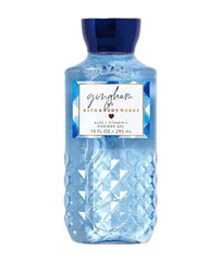 Bath & Body Works Gingham, empaque de la botella, colores brillantes para un ritual de ducha diario.