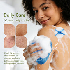Bathway esponja exfoliante crea espuma rica con poco gel