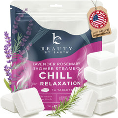 Beauty by Earth tabletas ducha lavanda para relajación diaria en casa