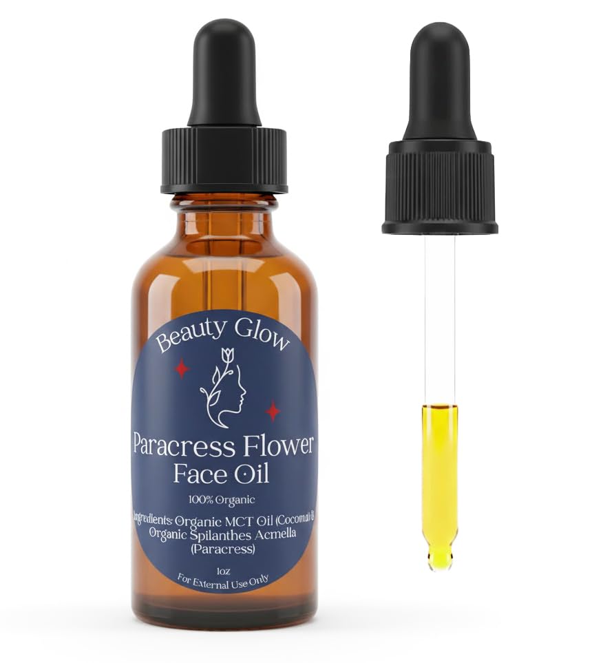 Beauty Glow paracress flor infundida, aceite suave para piel sensible y hidratada