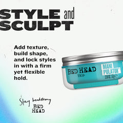 Bed Head Manipulator pasta texturizante aporta cuerpo y definición en cabello medio