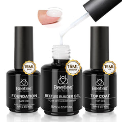 Beetles Builder Gel para extensiones de uñas con resultado natural y duradero