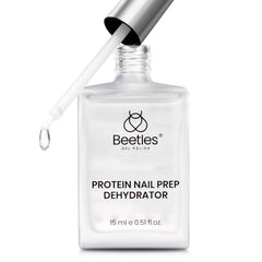 Beetles Deshidratante Uñas Proteína, empaque visible para profesional, favorece adherencia.