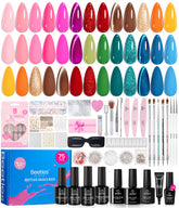 Beetles Gel Polish: caja de 20 colores para uñas, ideal para looks variados en casa.