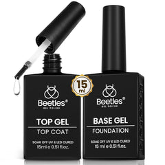Beetles Gel Polish capa base 15ml para manicura duradera