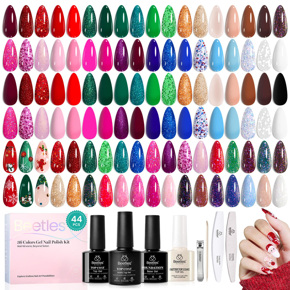 Beetles Gel Polish Set: paleta de muestras para probar tonos y combinaciones.