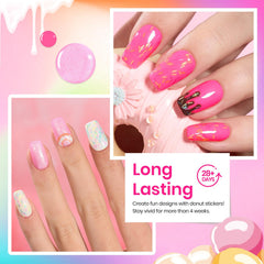 Beetles Gel UV Conjunto Helado Turquesa, tono refrescante para uñas modernas.