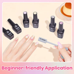 Beetles kit esmalte gel con imán y pegatinas pudín
