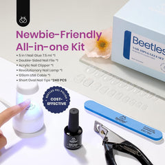 Beetles pegamento gel de uñas UV para fijado durable.