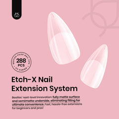 Beetles Gel Polish: puntas preformadas en 12 tallas para dedos variados.
