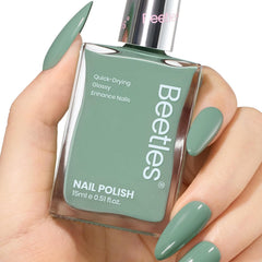 Beetles Serene Oasis Verde botella verde, acabado brillante y duradero