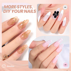Beetles Sheer Elegance Nude Gel: uso para uñas francesas con efecto translúcido