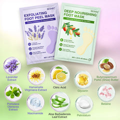 besnel ingredientes clave aloe vera y lavanda para el cuidado de los pies