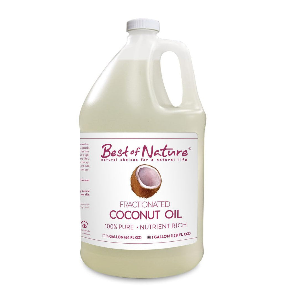 Best of Nature Aceite coco fraccionado, botella vertida: hidratación ligera sin grasa para piel y cabello.