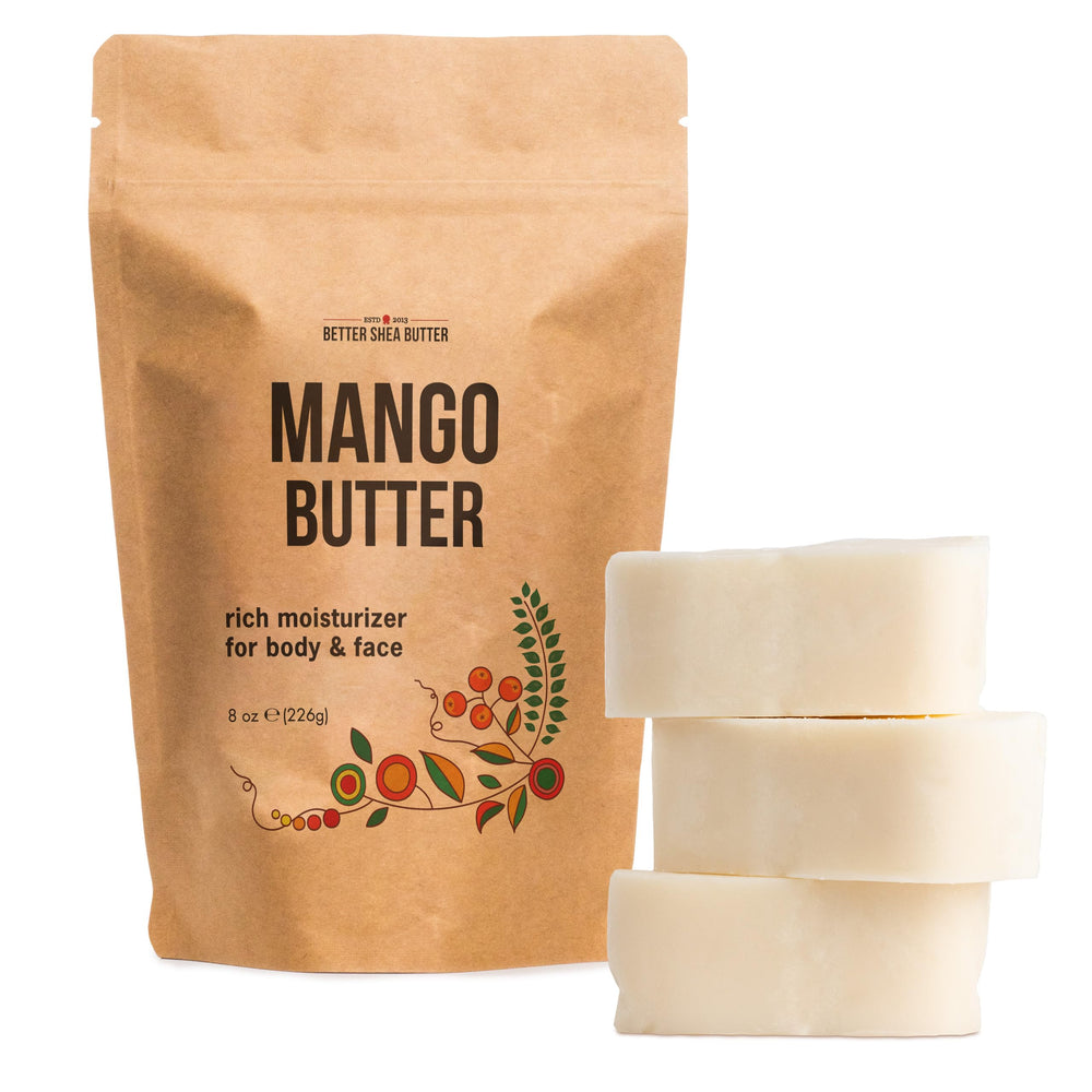 Better Shea Butter bloque mango 8oz para hidratación profunda de la piel