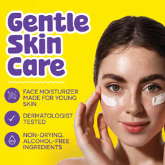BeYOUtiful Face Moisturizer, textura cremosa en primer plano, sensación ligera y no grasa.
