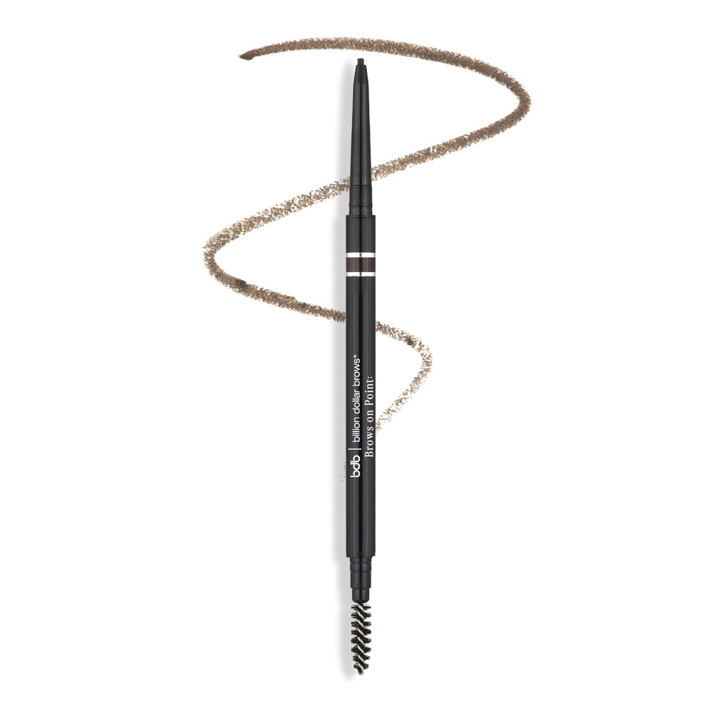 Lápiz Billion Dollar Brows con punta ultrafina para trazos precisos.